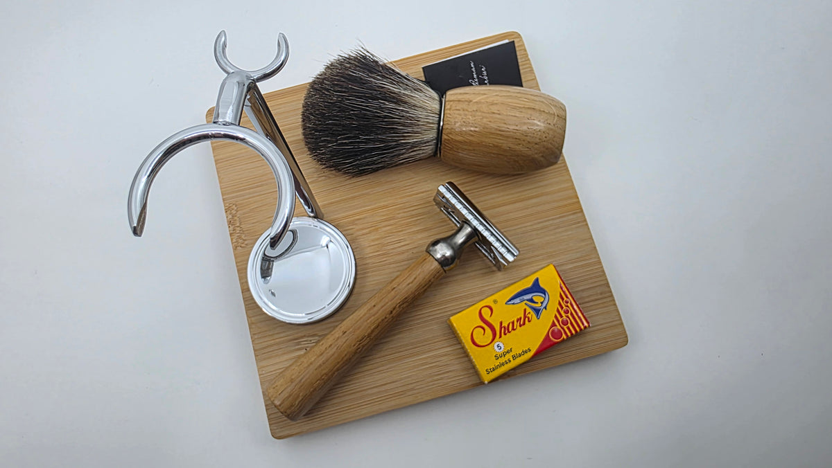 Set de rasage 3 pièces Chêne collection GB